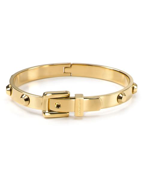 michael kors astor buckle bangle sale|Astor Studded Black and Gold.